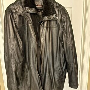 Danier Vintage Men's Black Leather Jacket